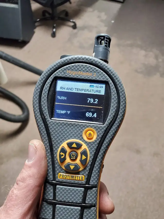 Moisture meter humidity assessment for Mold Remediation & Removal in Maryland City